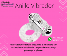 ANILLO VIBRADOR RETARDANTE PARA EL MIEMBRO 